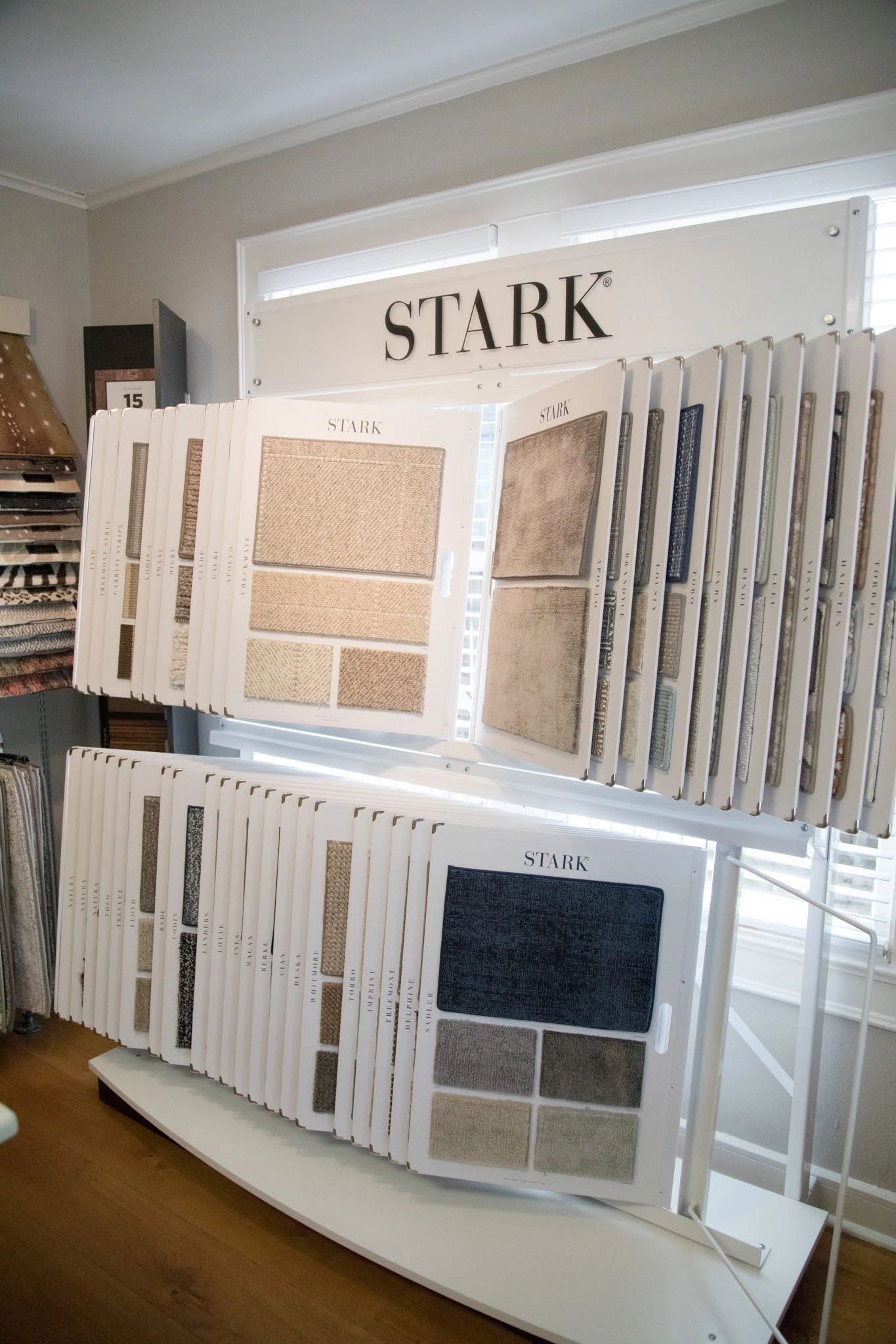 Fabric samples retail display